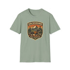 Dachshund Trail Adventure T-Shirt — Retro Outdoor Hiking Dog Design