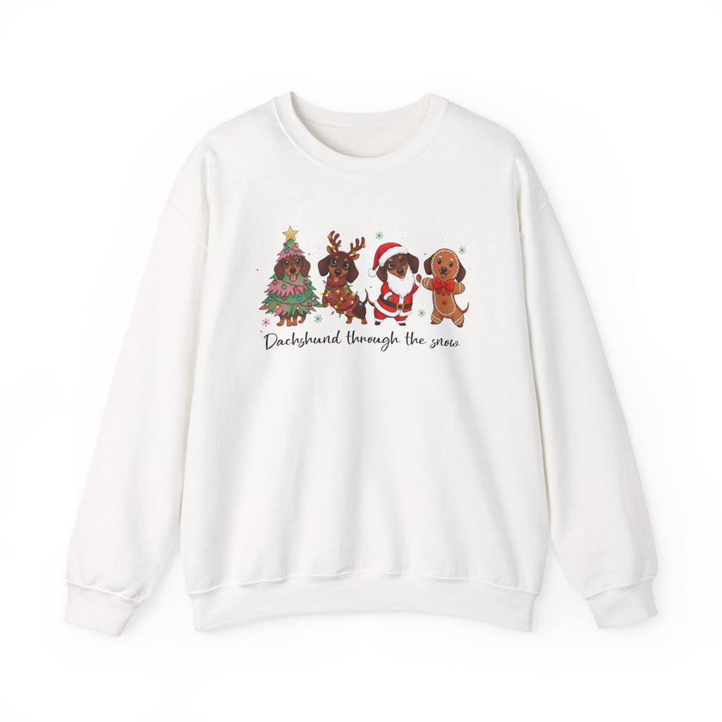 Dachsund Through the Snow