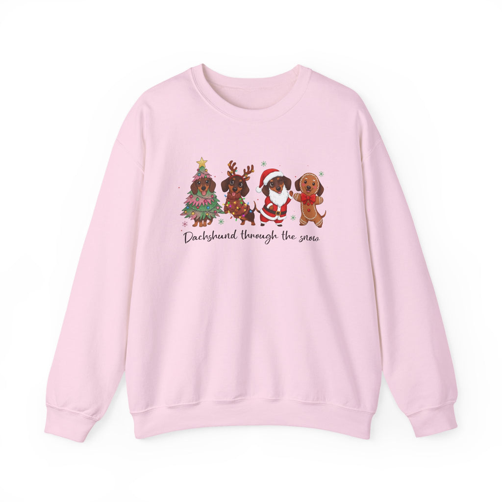 Dachsund Through the Snow