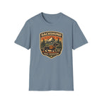 Dachshund Trail Adventure T-Shirt — Retro Outdoor Hiking Dog Design