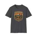 Dachshund Trail Adventure T-Shirt — Retro Outdoor Hiking Dog Design