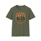 Dachshund Trail Adventure T-Shirt — Retro Outdoor Hiking Dog Design