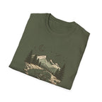 Bear Night Mountain T-Shirt — Scenic Camping Adventure Tee
