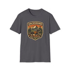 Dachshund Trail Adventure T-Shirt — Retro Outdoor Hiking Dog Design