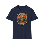 Dachshund Trail Adventure T-Shirt — Retro Outdoor Hiking Dog Design