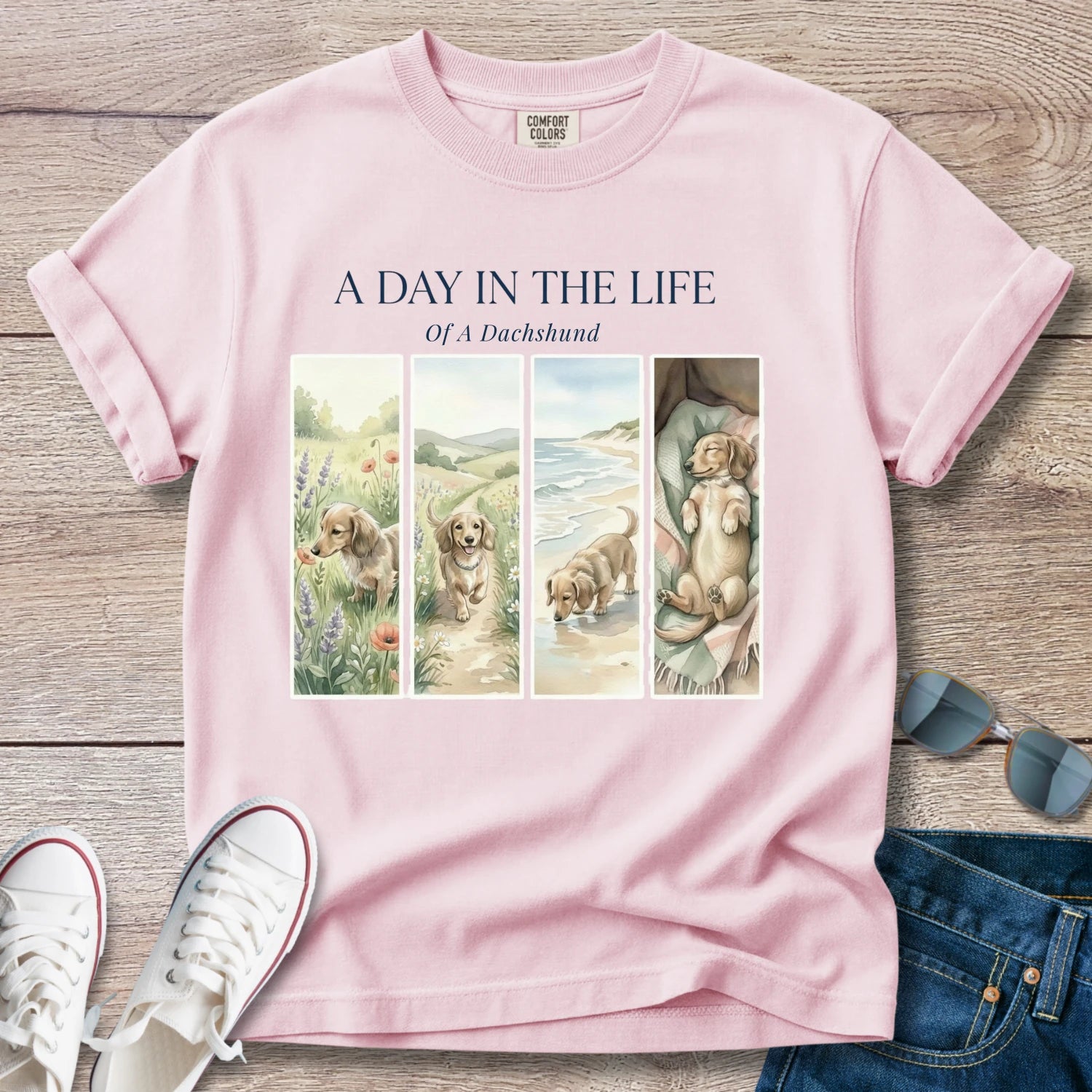 A Day in the Life of A Dachshund T-Shirt