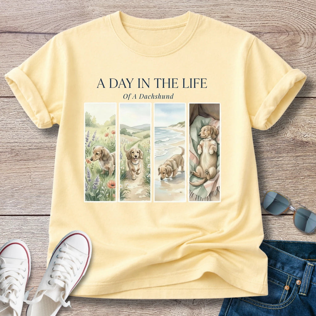 A Day in the Life of A Dachshund T-Shirt
