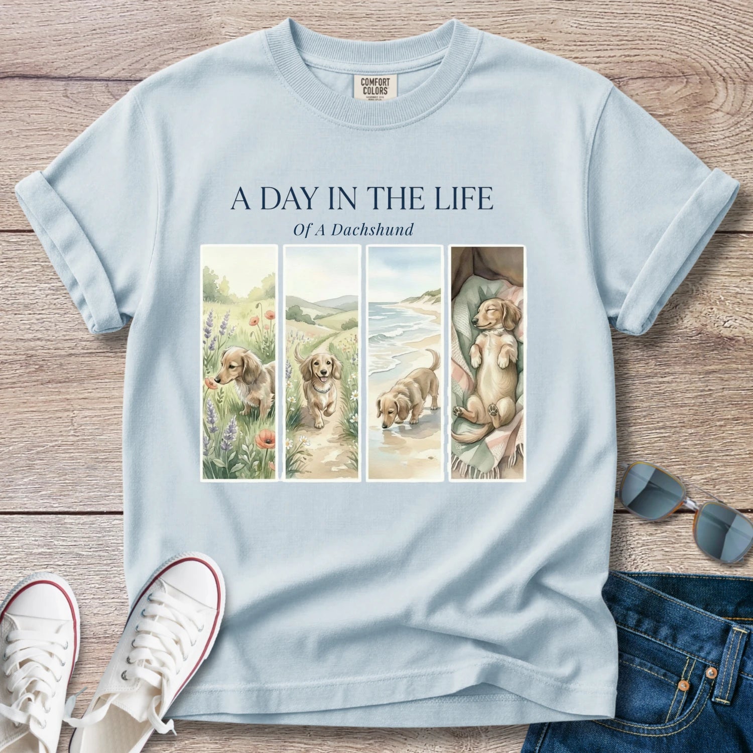 A Day in the Life of A Dachshund T-Shirt