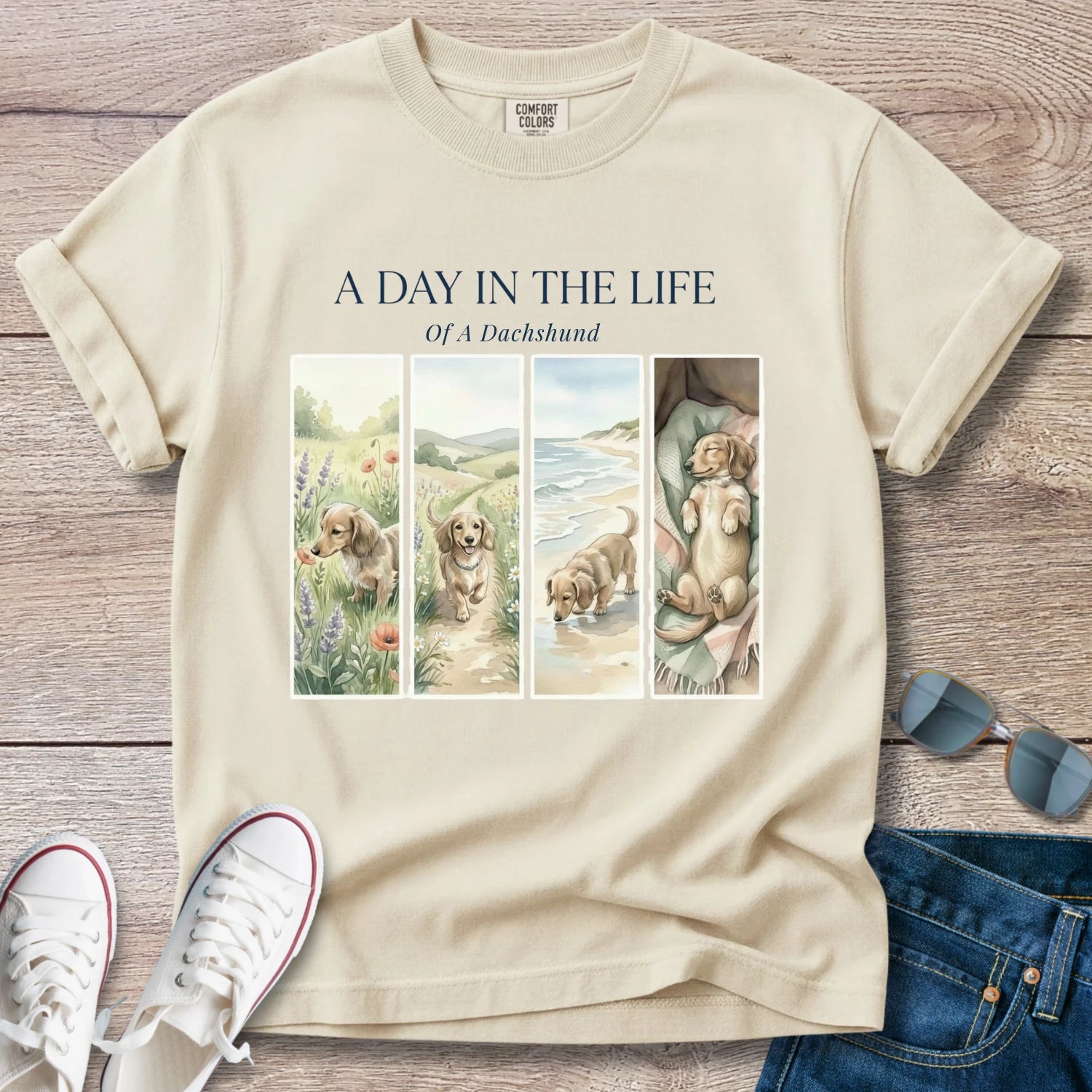 A Day in the Life of A Dachshund T-Shirt