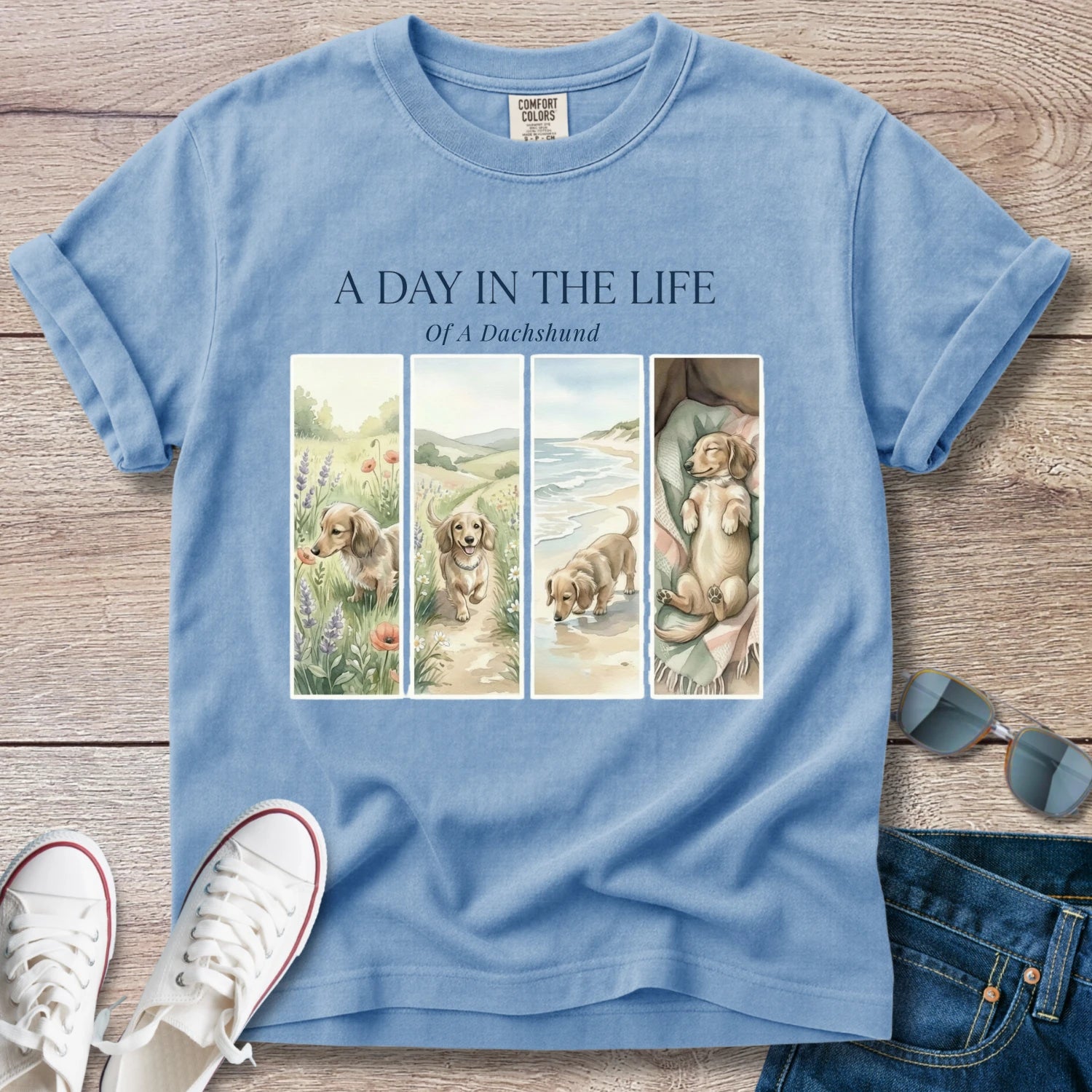 A Day in the Life of A Dachshund T-Shirt