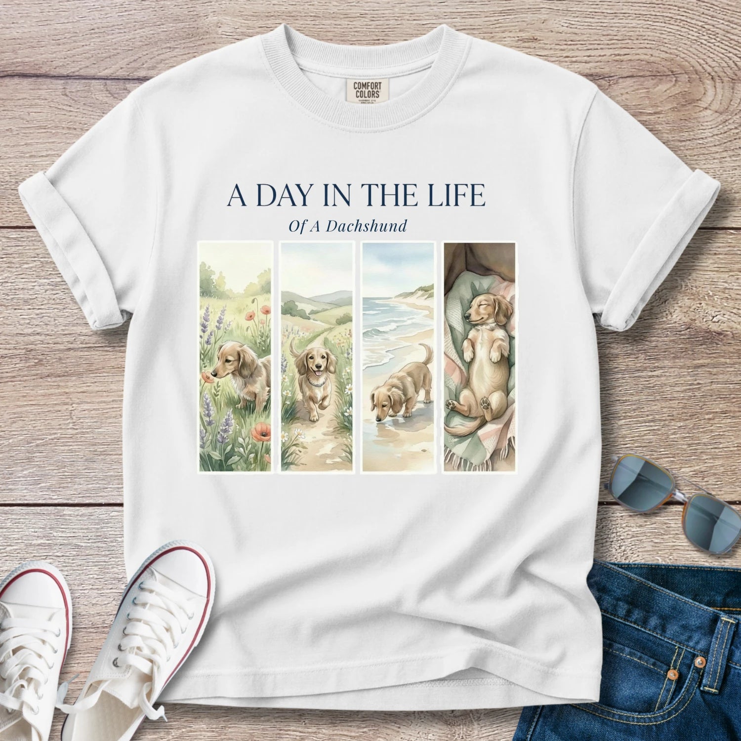 A Day in the Life of A Dachshund T-Shirt