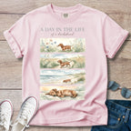 Dachshund Beach Tee — "A Day in the Life" T-Shirt