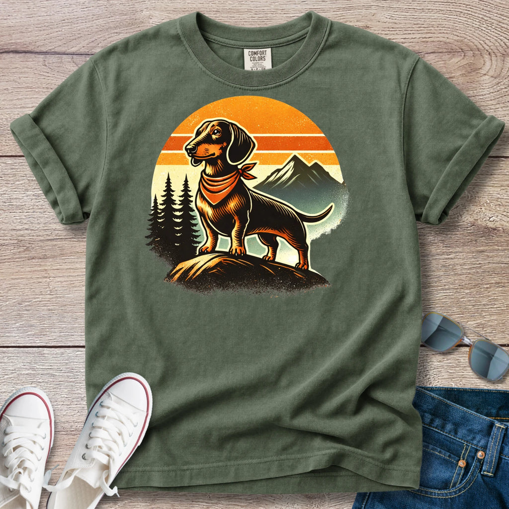 Adventure Awaits Dachshund T-Shirt