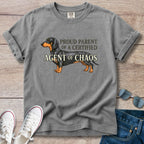 Proud Parent of Agent of Chaos Dachshund T-Shirt