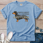 Proud Parent of Agent of Chaos Dachshund T-Shirt