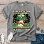 Alien Abduction Dachshund Style T-Shirt