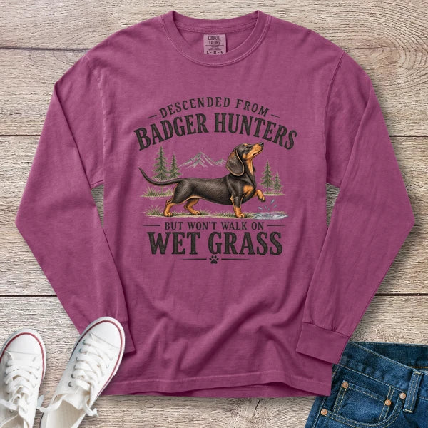 Badger Hunter Dachshund Long Sleeve T-Shirt