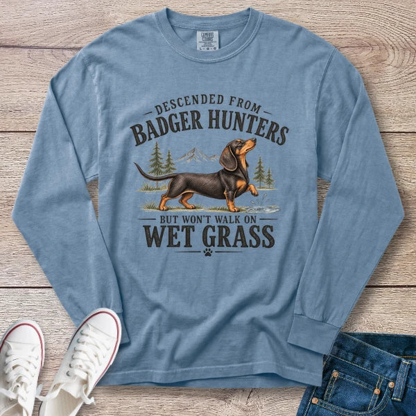 Badger Hunter Dachshund Long Sleeve T-Shirt