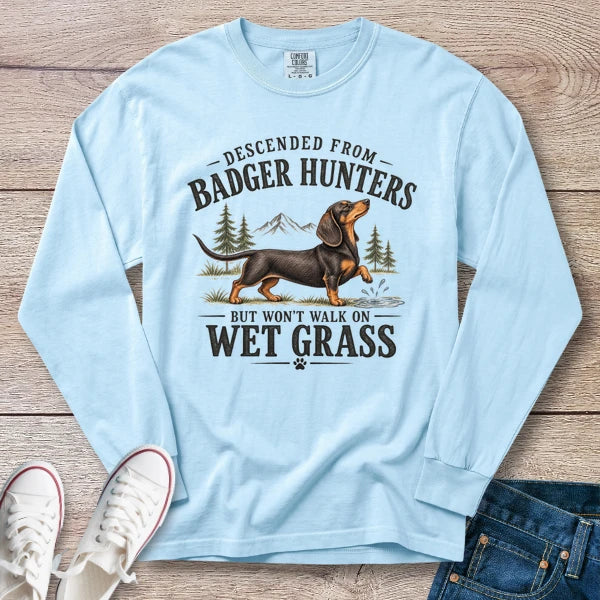 Badger Hunter Dachshund Long Sleeve T-Shirt