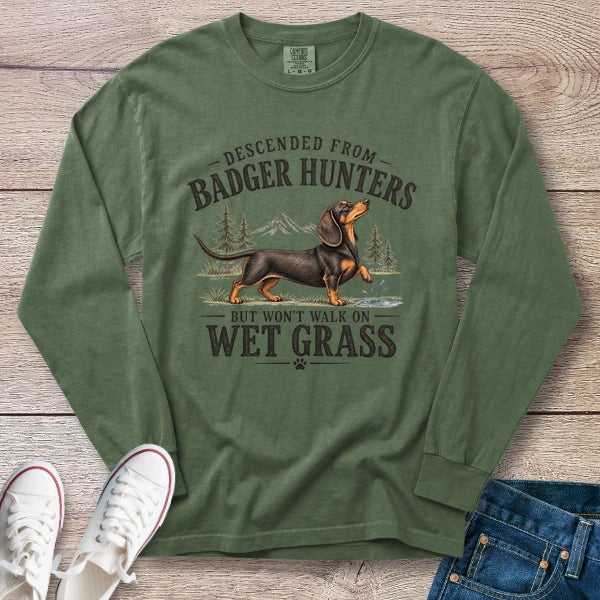 Badger Hunter Dachshund Long Sleeve T-Shirt