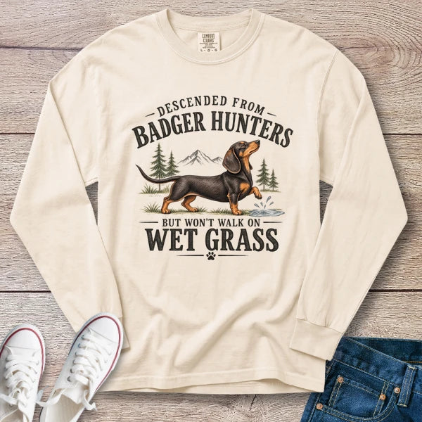 Badger Hunter Dachshund Long Sleeve T-Shirt