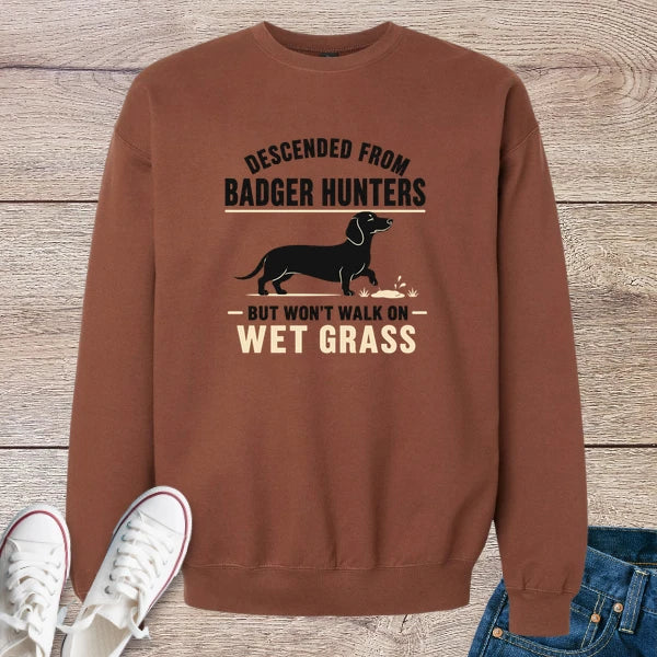 Badger Hunter Dachshund Sweatshirt