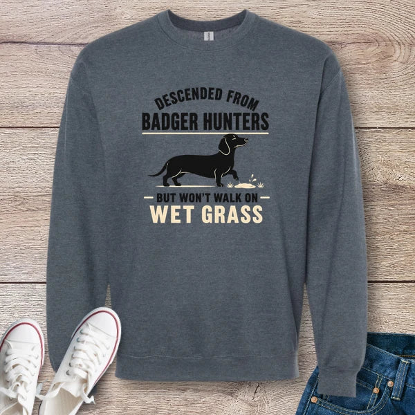 Badger Hunter Dachshund Sweatshirt