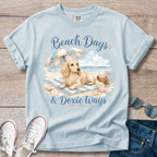 Beach Days, Doxie Ways -Dachshund T-Shirt