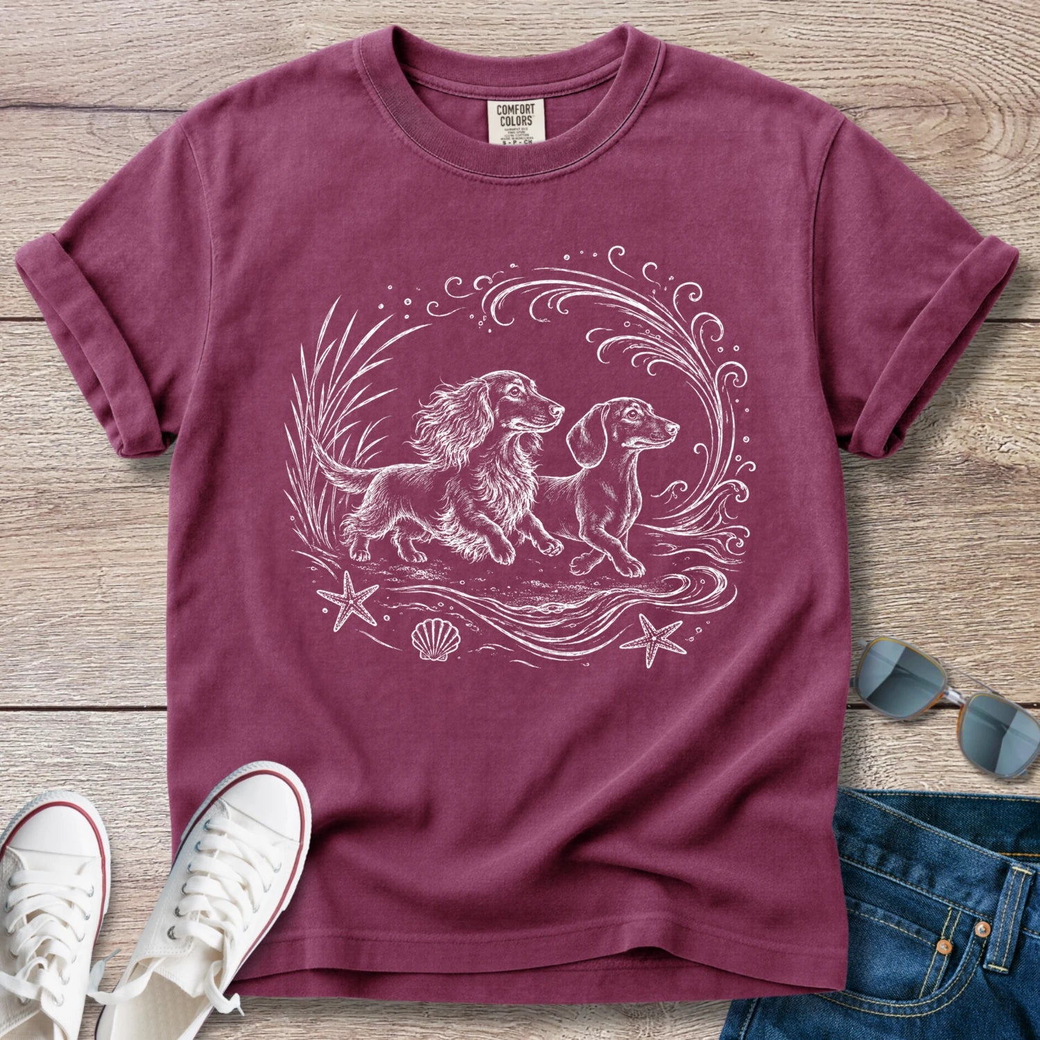 Beach Days Dachshund T-Shirt