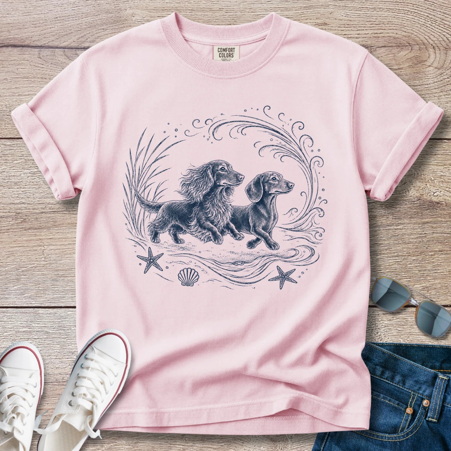 Beach Days Dachshund T-Shirt