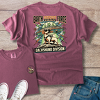 Dachshund Division T‑Shirt — "Earth Defense Force"
