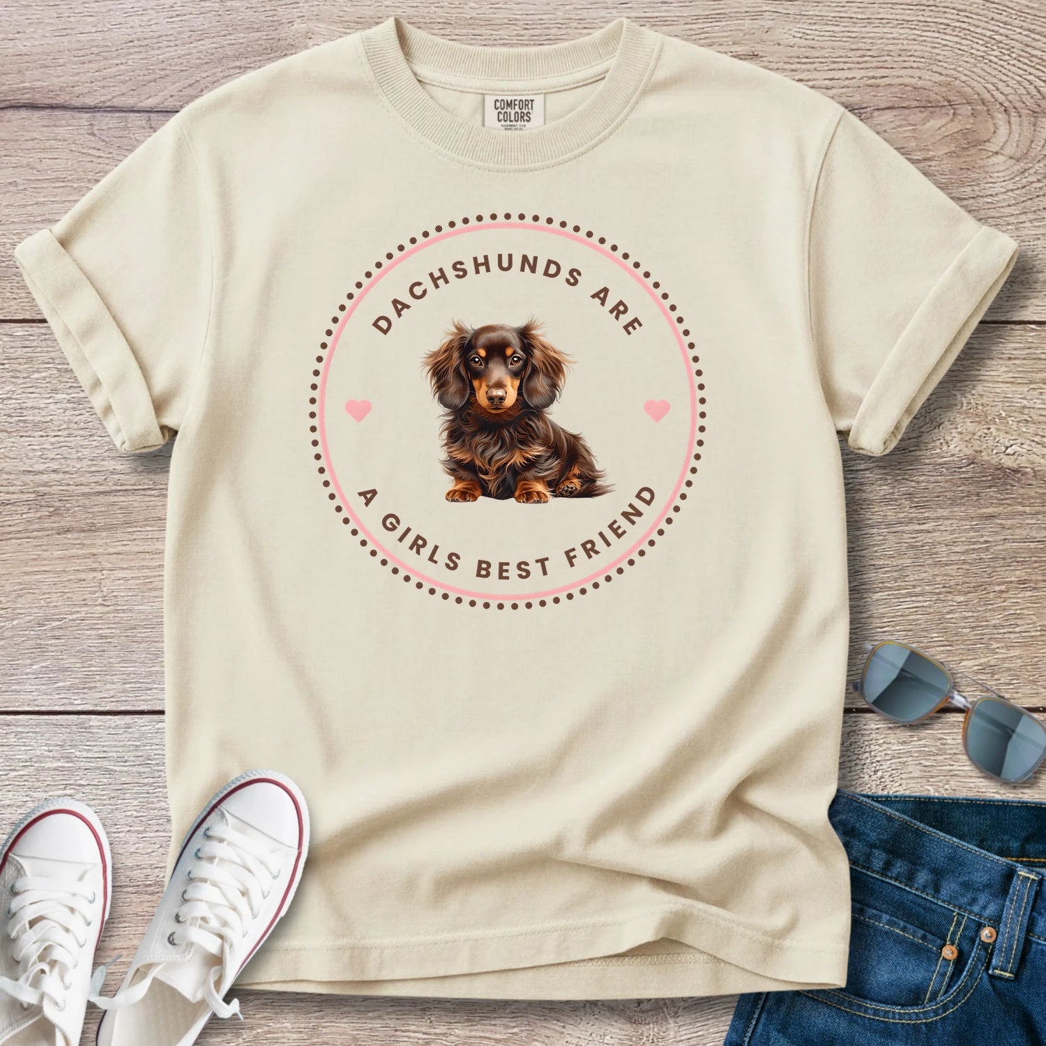 Dachshunds Are a Girls Best Friend T-Shirt