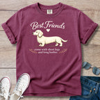 Best Friends come with short legs Doxie T-Shirt