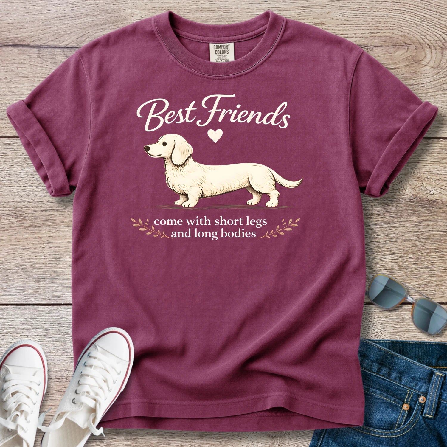 Best Friends come with short legs Doxie T-Shirt