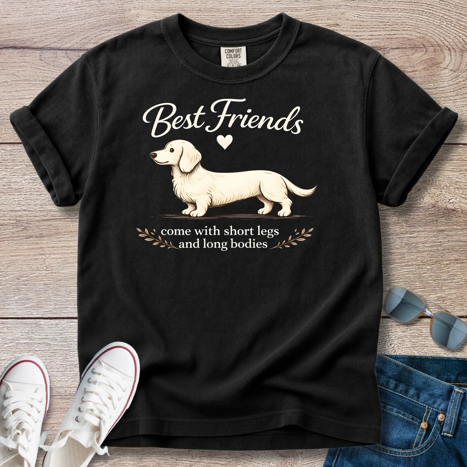 Best Friends come with short legs Doxie T-Shirt