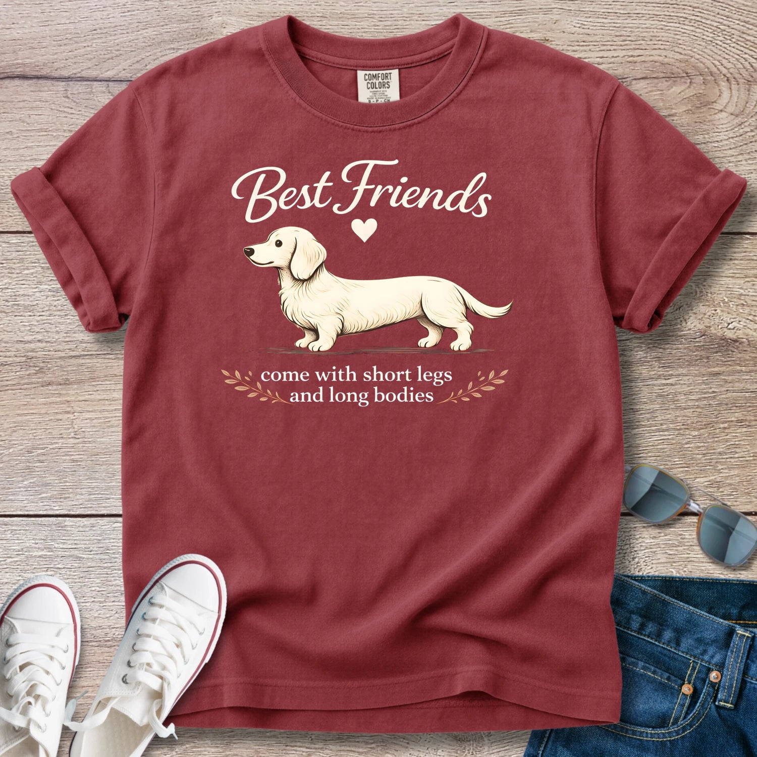 Best Friends come with short legs Doxie T-Shirt