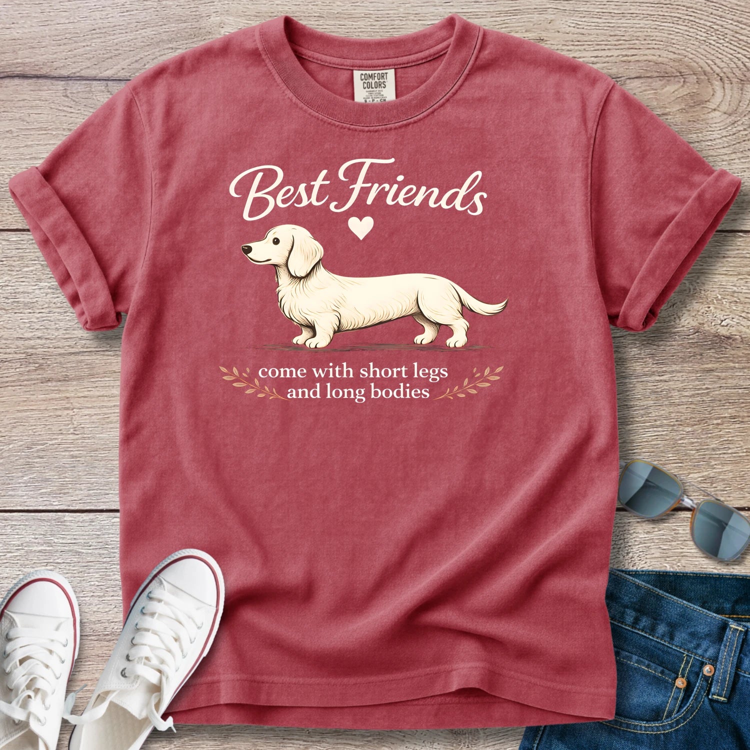 Best Friends come with short legs Doxie T-Shirt