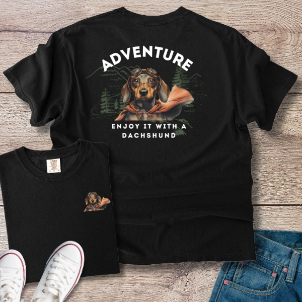 Adventure "Enjoy It With a Dachshund" T-Shirt