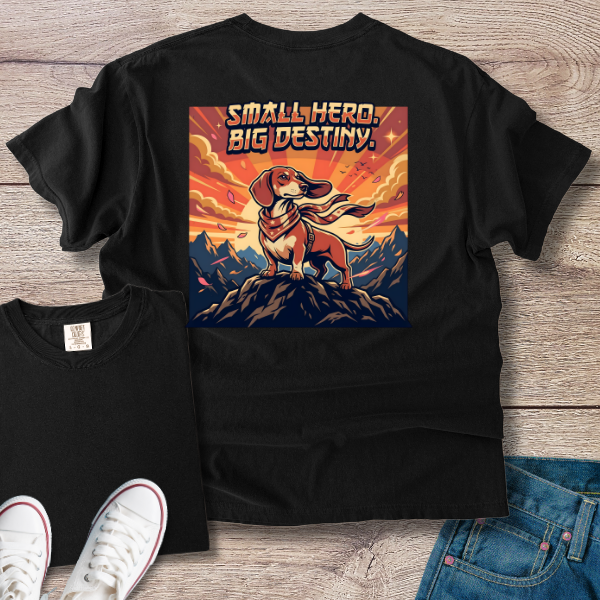 Small Hero, Big Destiny Dachshund T-Shirt