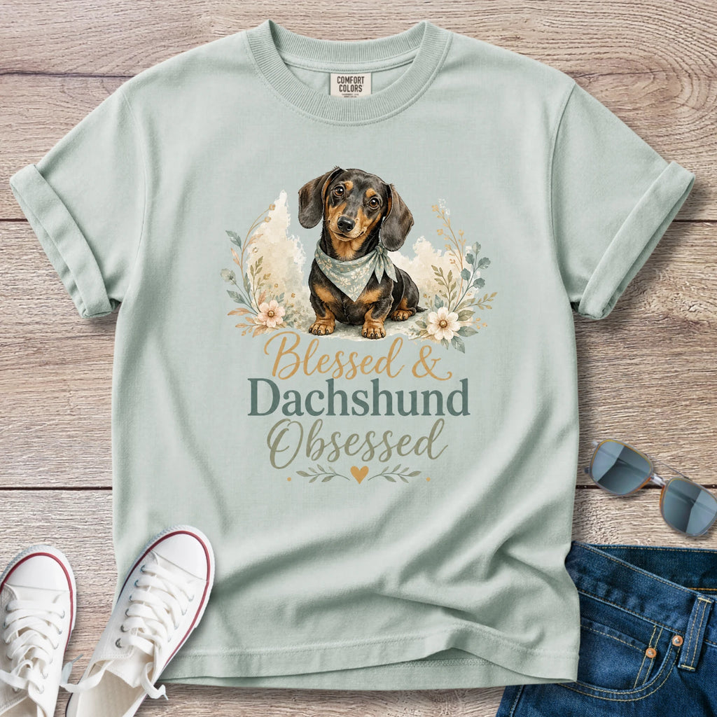 Blessed and Obsessed Dachshund T-Shirt