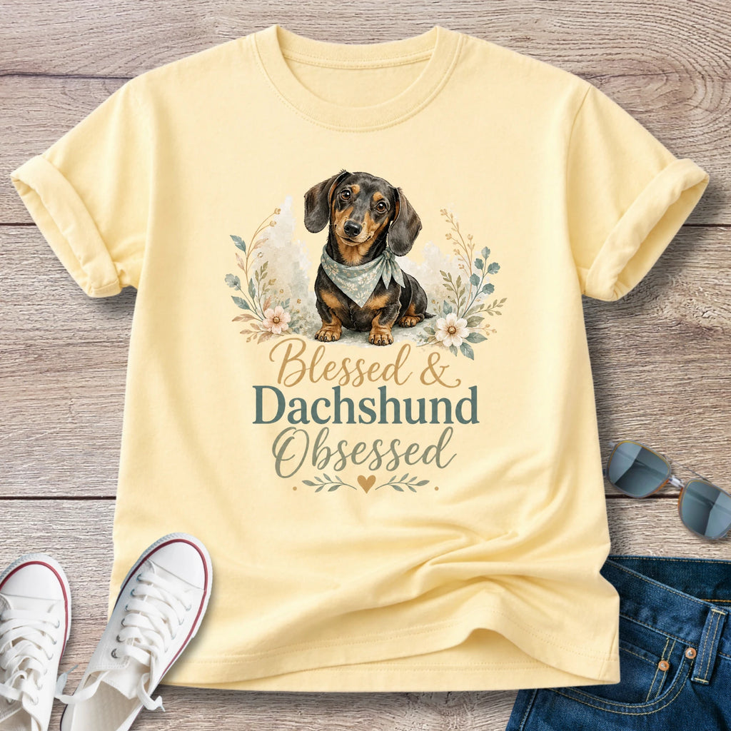 Blessed and Obsessed Dachshund T-Shirt