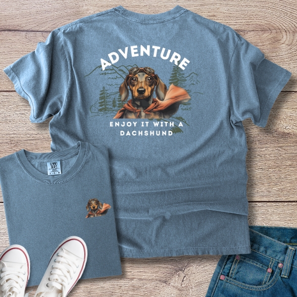Adventure "Enjoy It With a Dachshund" T-Shirt