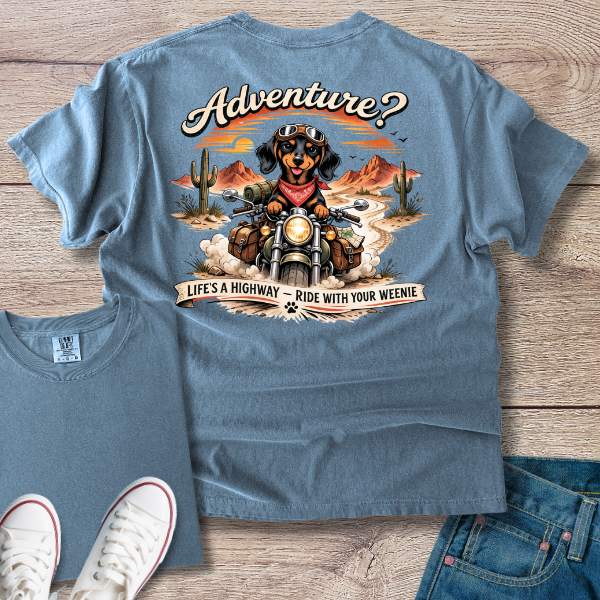 Life Is a Highway Dachshund T-Shirt