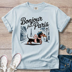 Bonjour from Paris Dachshund T-Shirt
