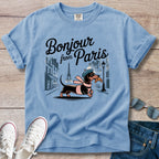 Bonjour from Paris Dachshund T-Shirt
