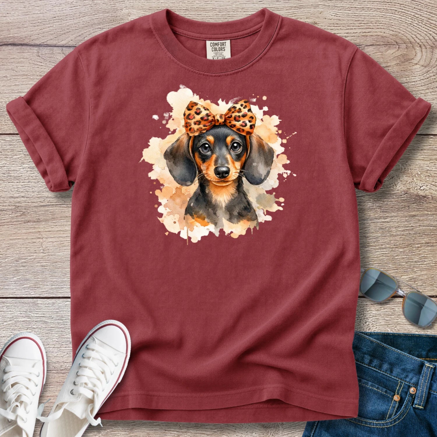 Cheetah Girl Doxie T-Shirt