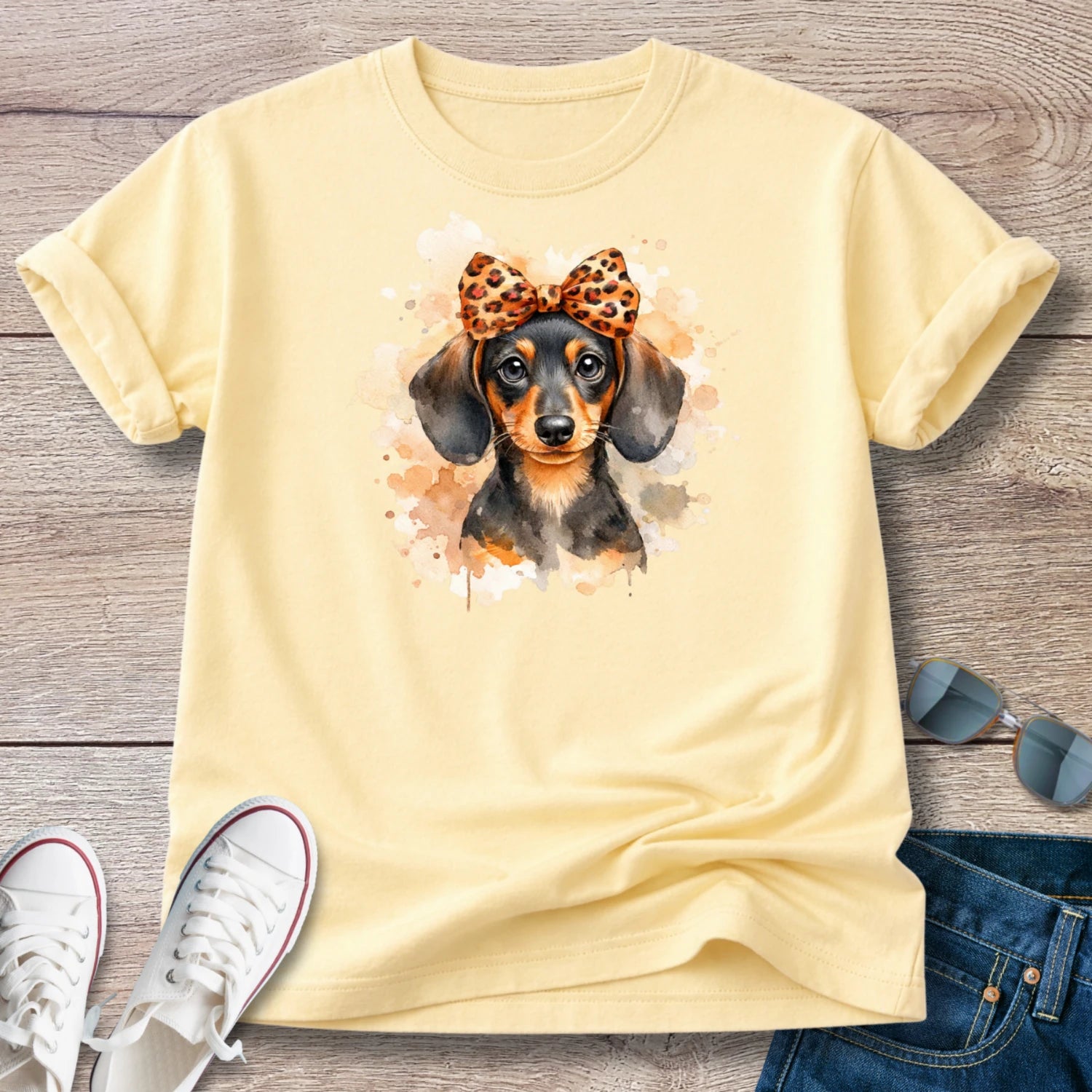 Cheetah Girl Doxie T-Shirt