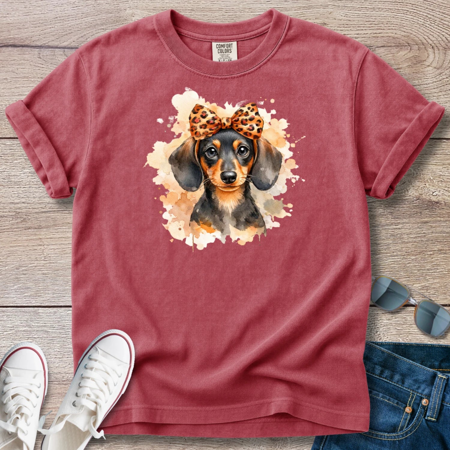 Cheetah Girl Doxie T-Shirt
