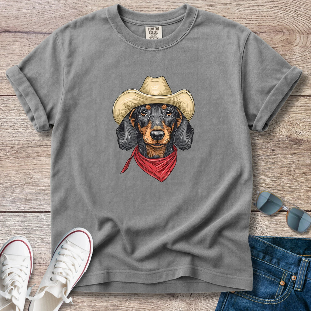 Holding Down the Ranch Dachshund T-Shirt