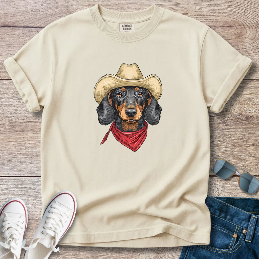 Holding Down the Ranch Dachshund T-Shirt